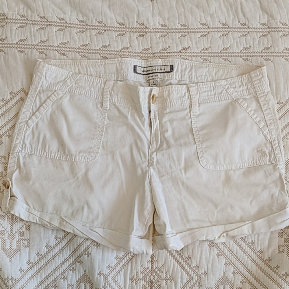 Vintage White Abercrombie Shorts